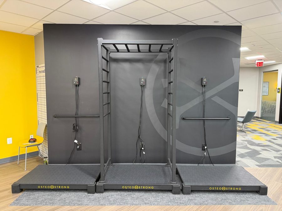 The VibePlate station at OsteoStrong Tysons